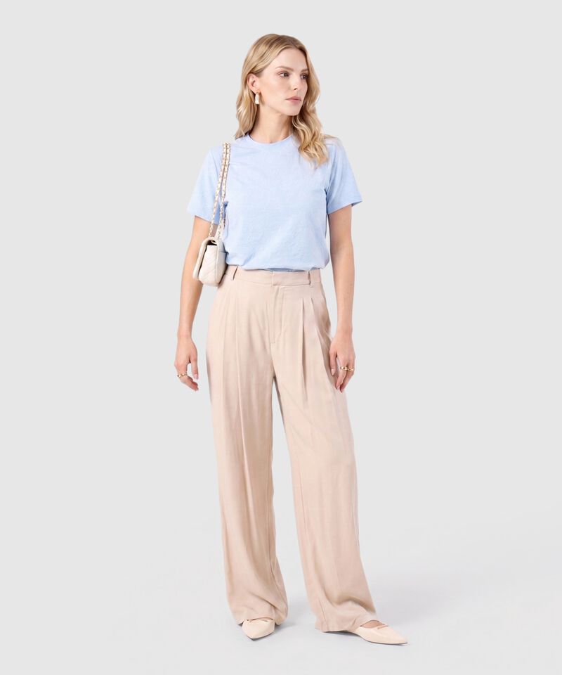 Camiseta Con Textura Para Mujer