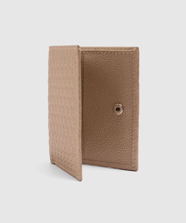 Billetera Vertical Con Relieve Para Mujer