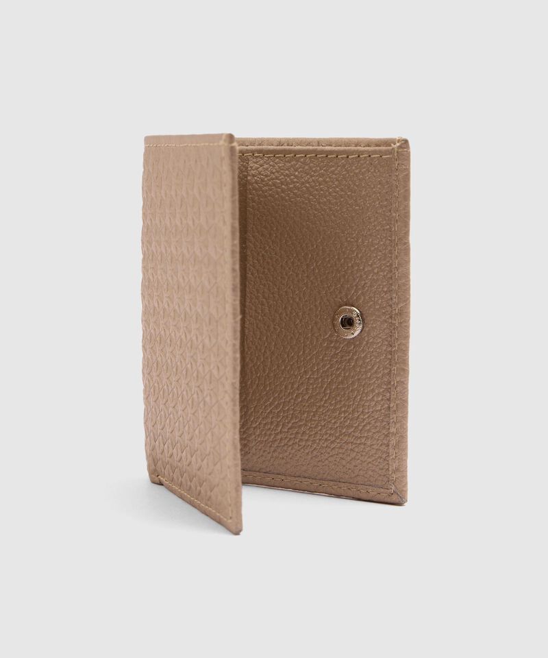 Billetera Vertical Con Relieve Para Mujer