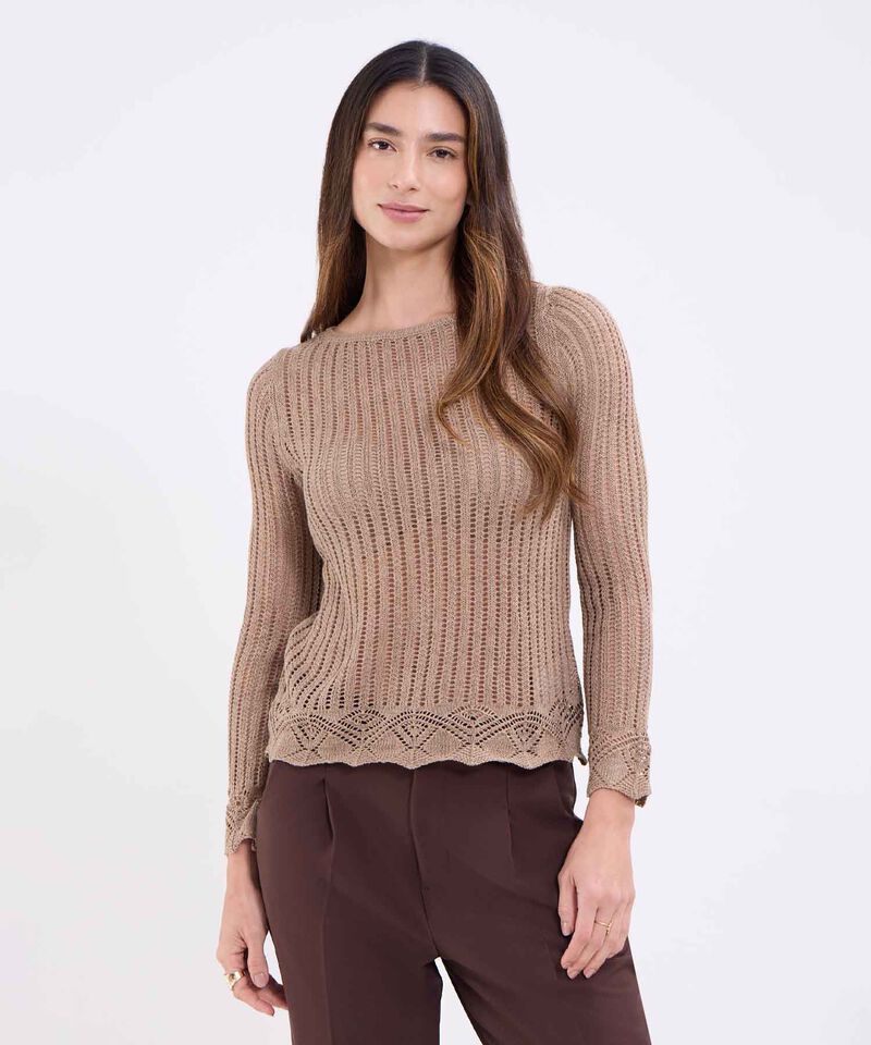 Saco unicolor para mujer