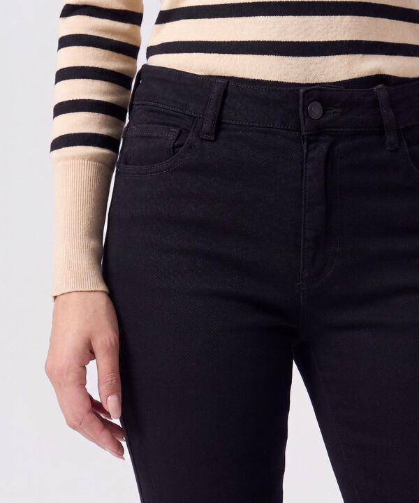 Jean Skinny De Tiro Alto Para Mujer