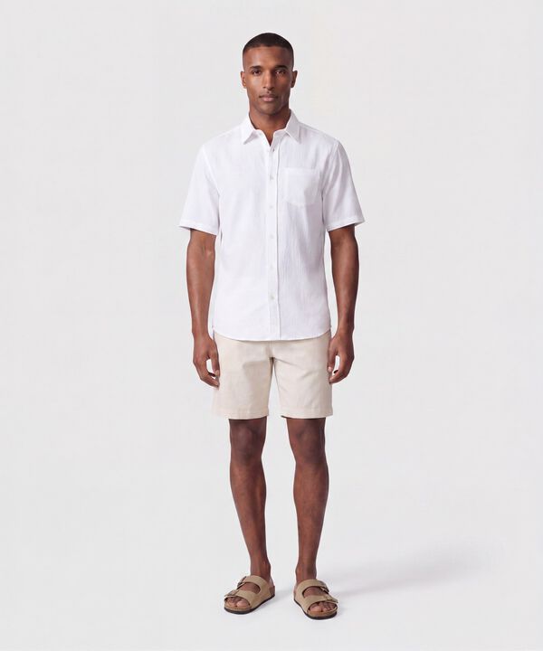 Bermuda Casual Unicolor Para Hombre