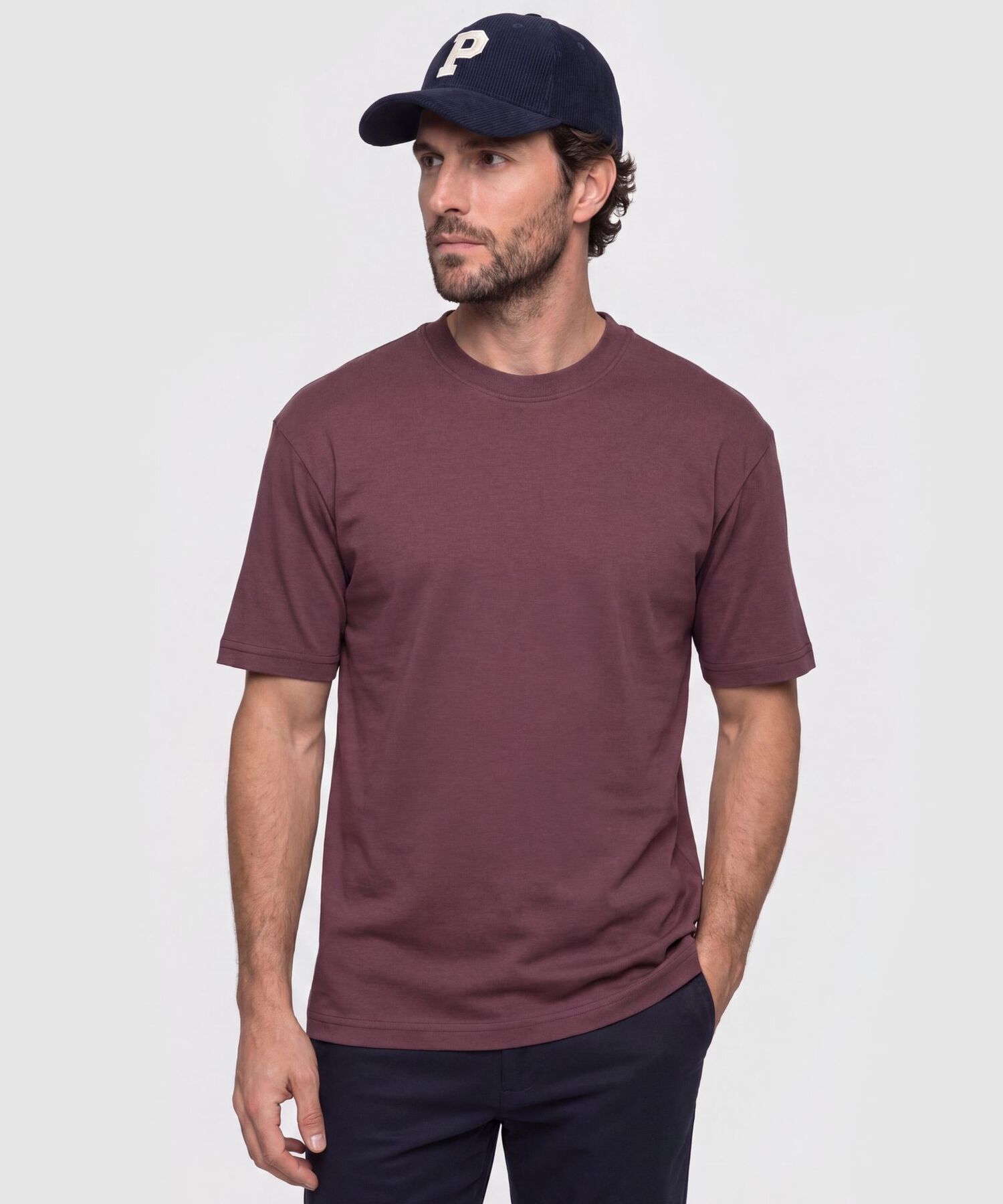 Camiseta Premium Cuello Grueso Para Hombre