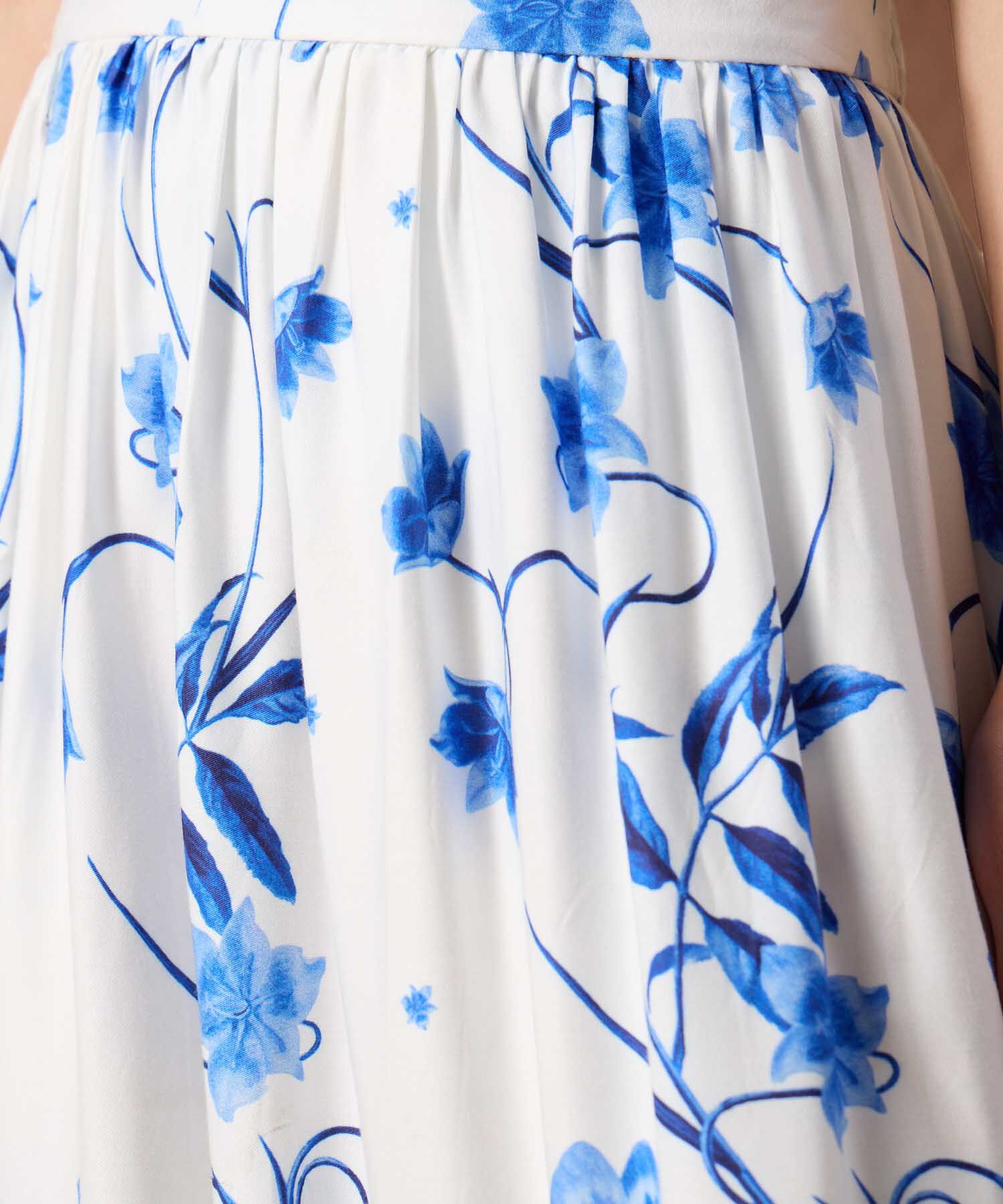 Falda Midi Estampada Para Mujer Dise&ntilde;o Floral Veraniego