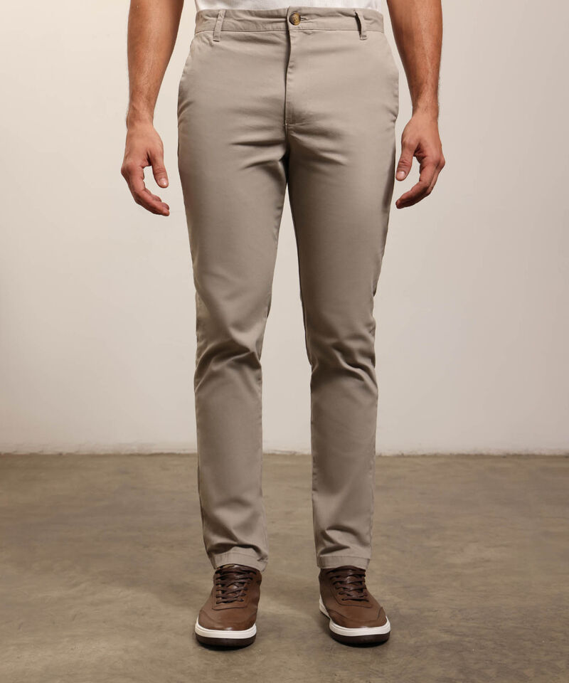 Pantal&oacute;n Cl&aacute;sico Para Hombre De Corte Recto