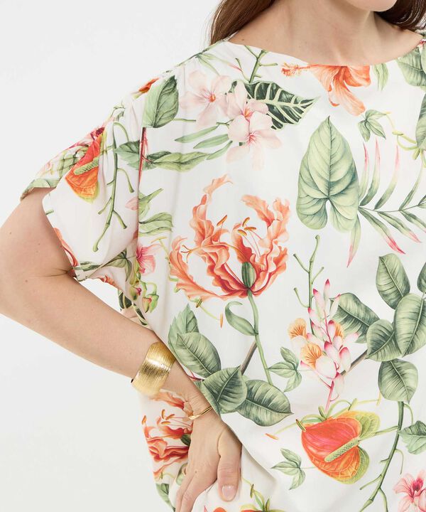 Blusa Estampado Tropical