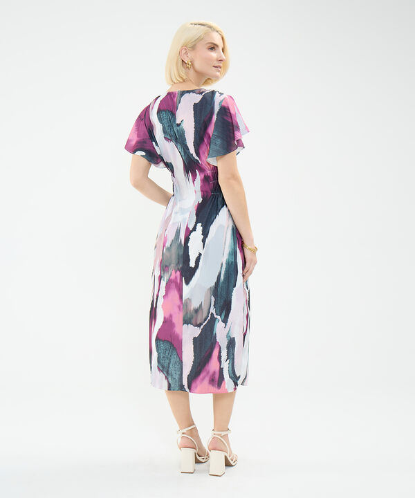 Vestido Midi Estampado