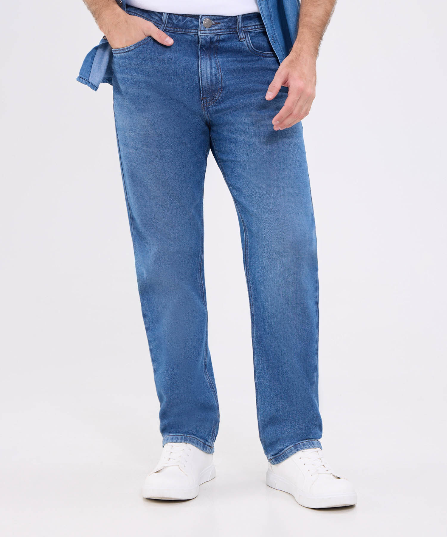 Jean Regular Para Hombre
