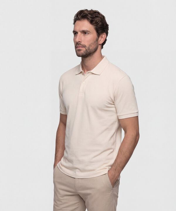 Polo Hombre Manga Corta Unicolor image number null