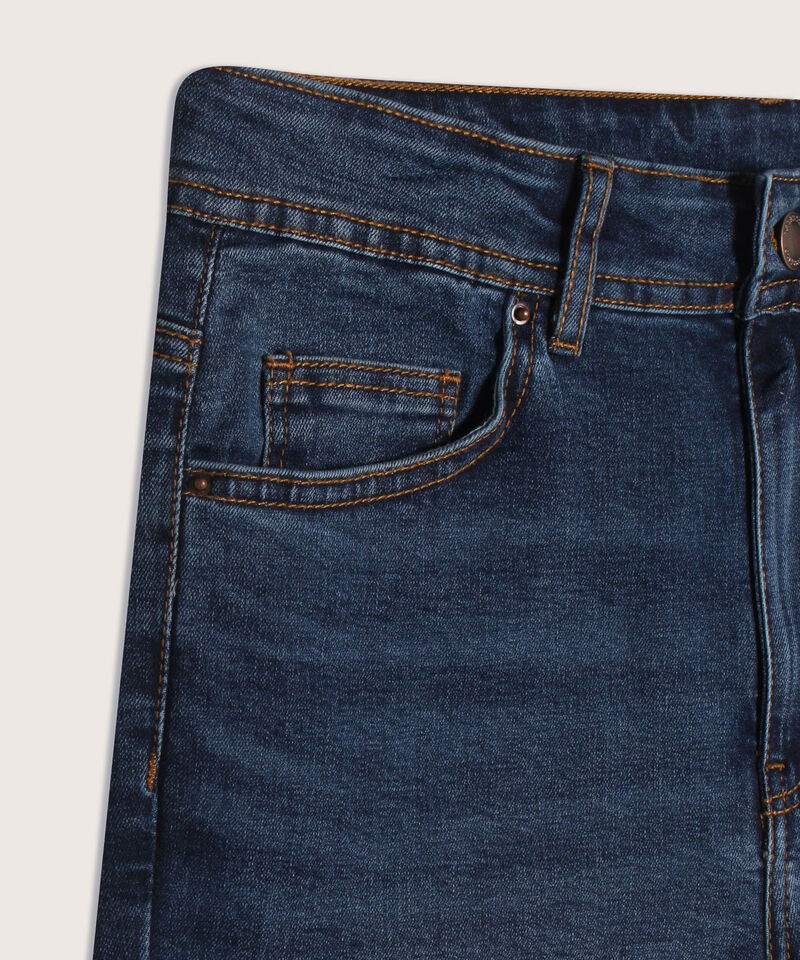 Jean Skinny Tiro Medio