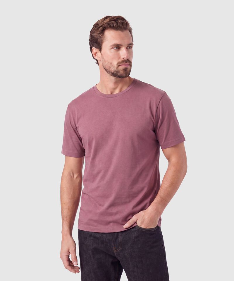 Camiseta B&aacute;sica De Cuello Redondo Para Hombre