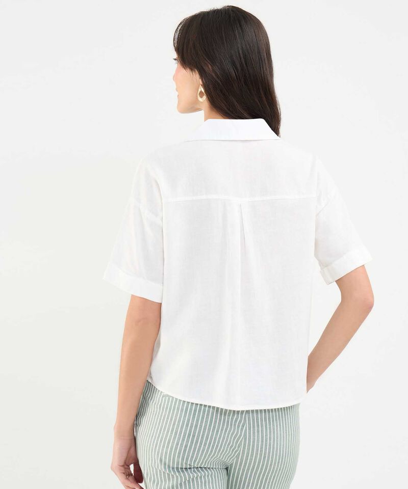 Camisa Resort en Efecto Lino