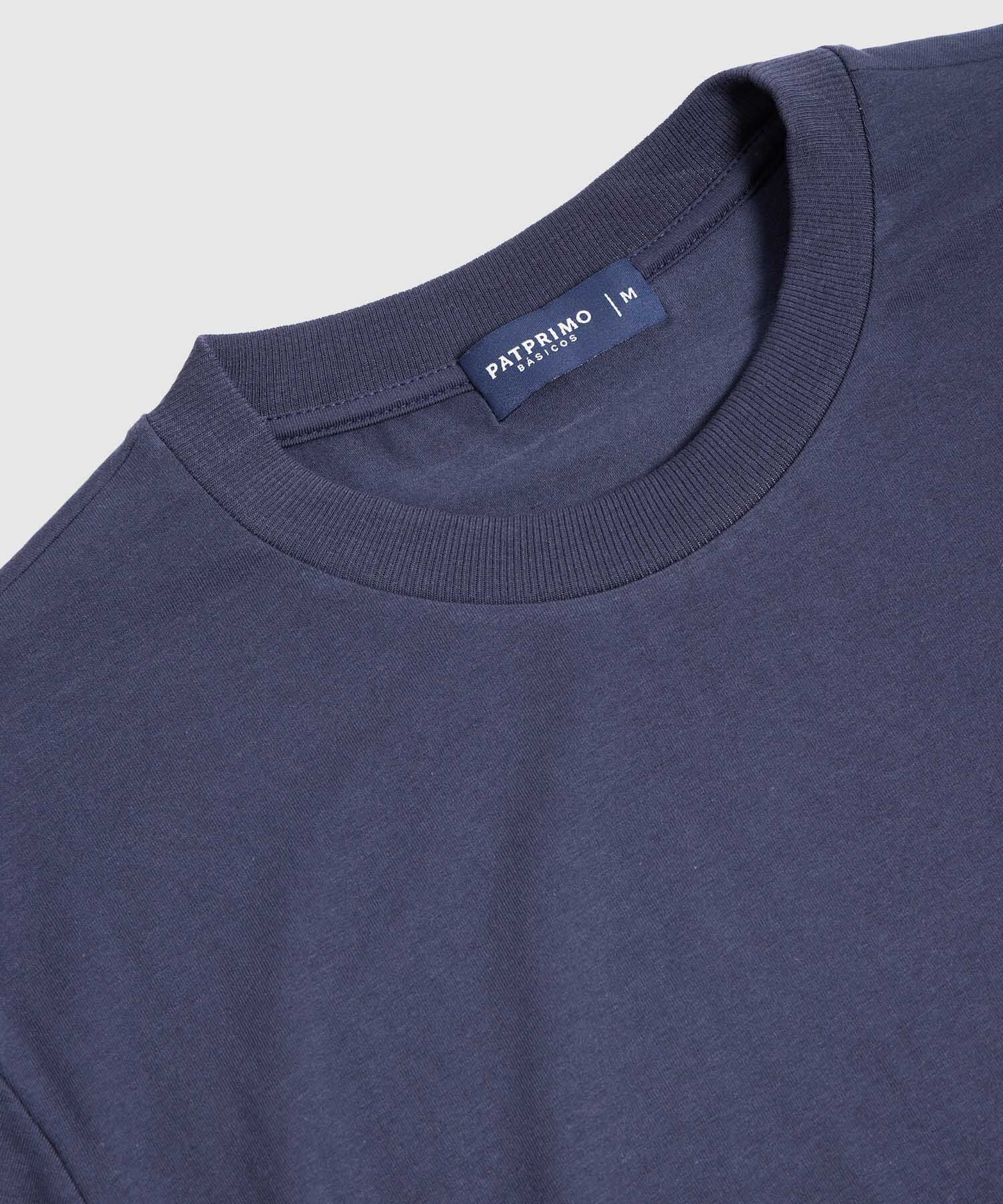 Camiseta B&aacute;sica Cuello Redondo Para Hombre