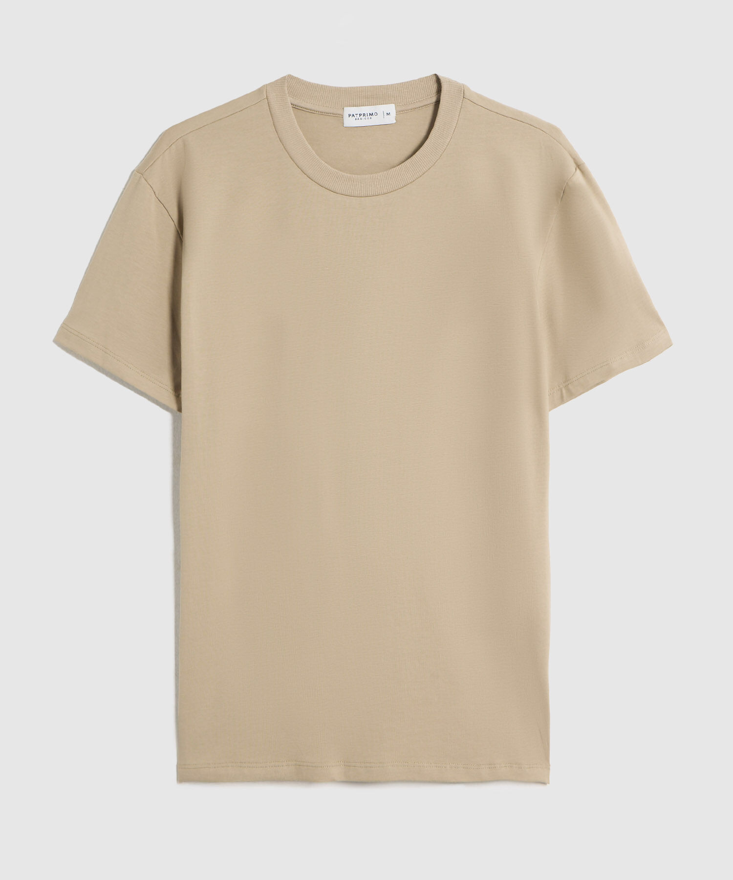 Camiseta B&aacute;sica Cuello Redondo Para Hombre