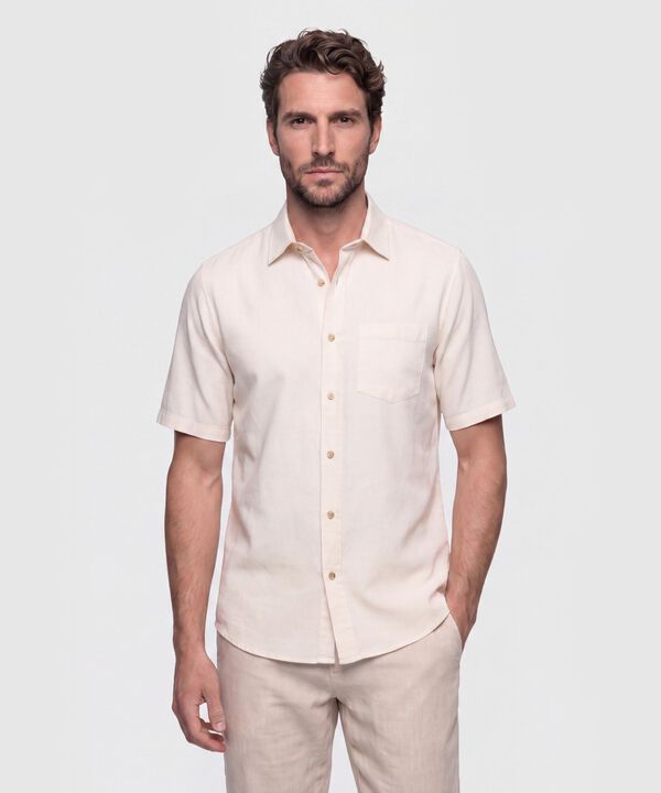Camisa Manga Corta con Bolsillo Hombre image number null