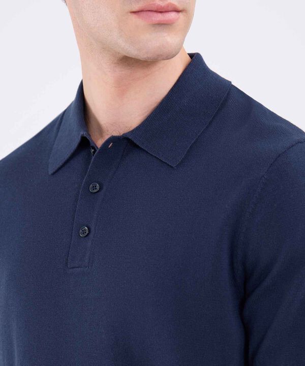 Polo Tejida Para Hombre