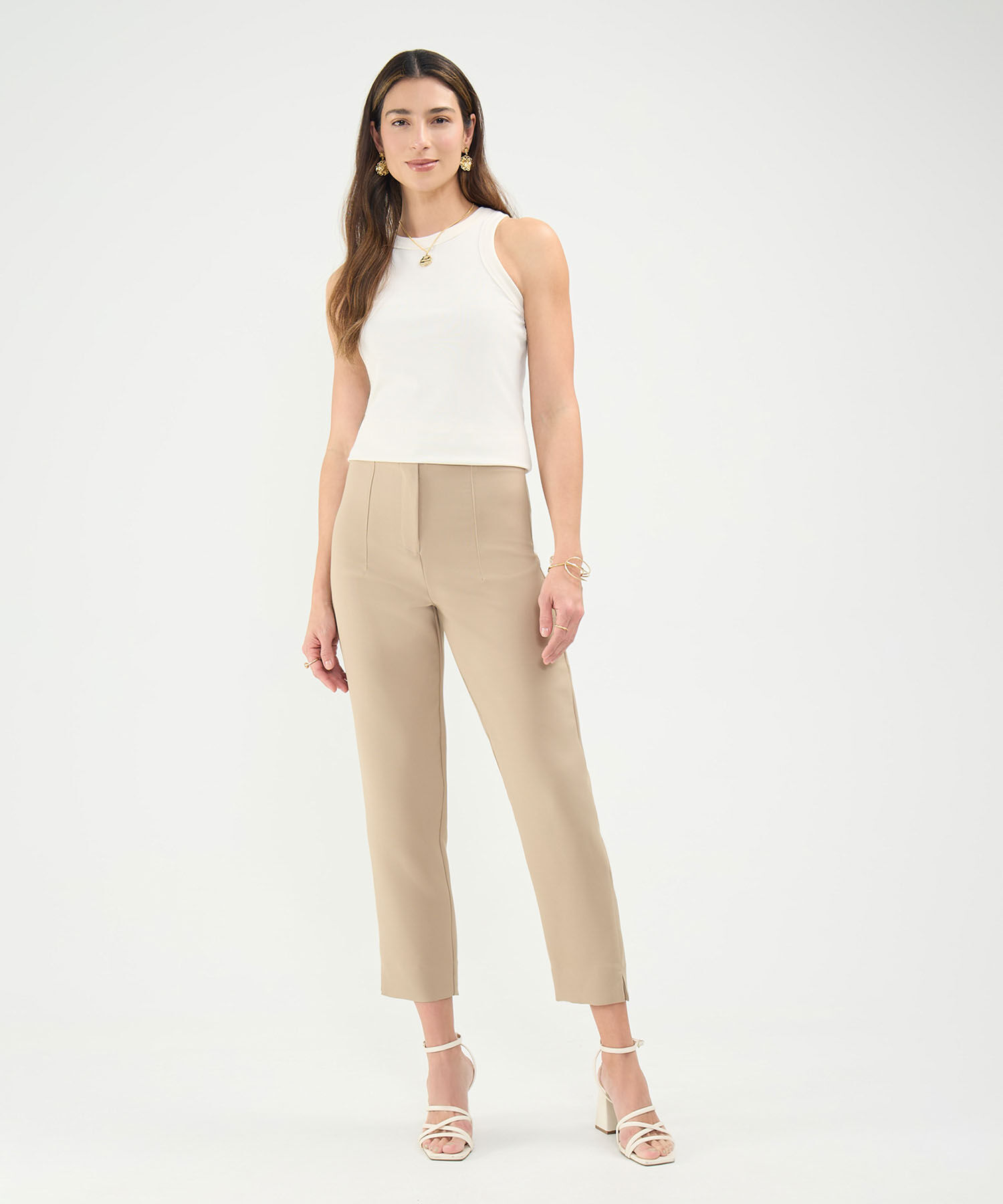 Pantal&oacute;n Formal Tiro Alto