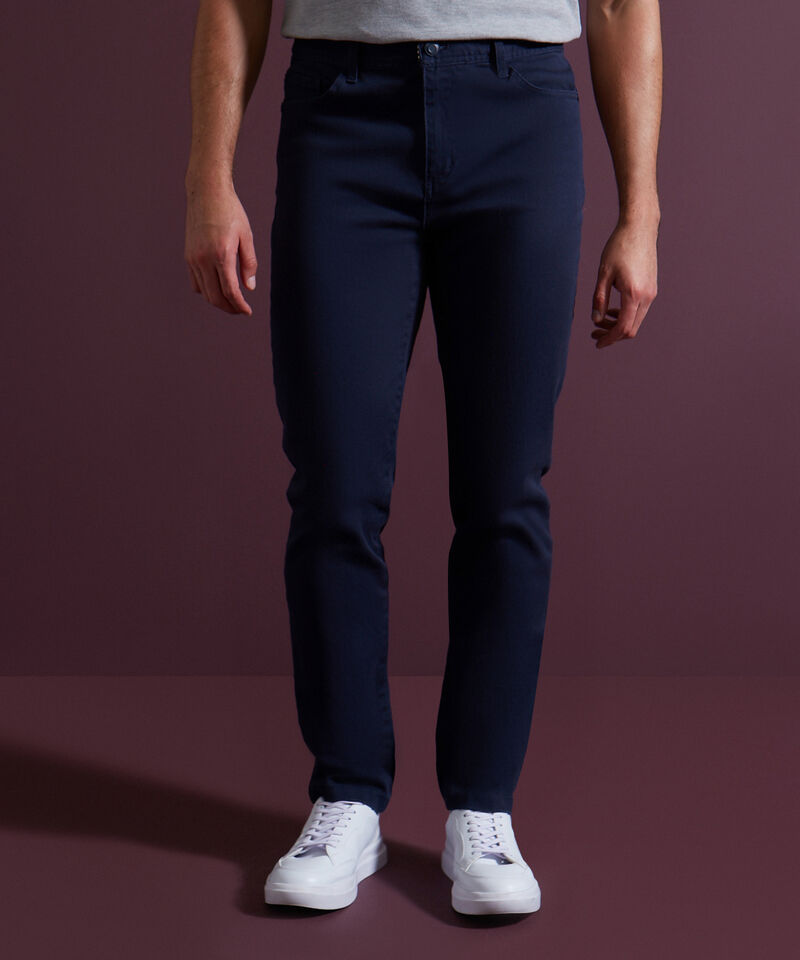 Pantal&oacute;n 5 Bolsillos Unicolor Esencial