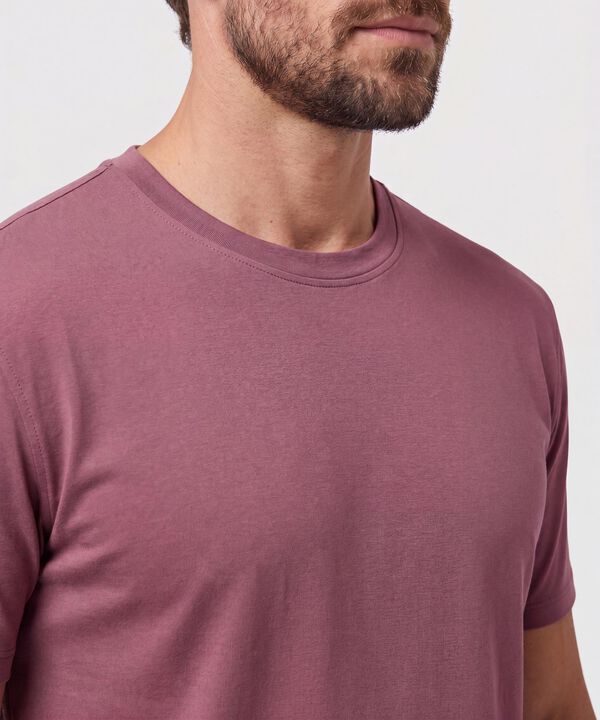Camiseta B&aacute;sica De Cuello Redondo Para Hombre