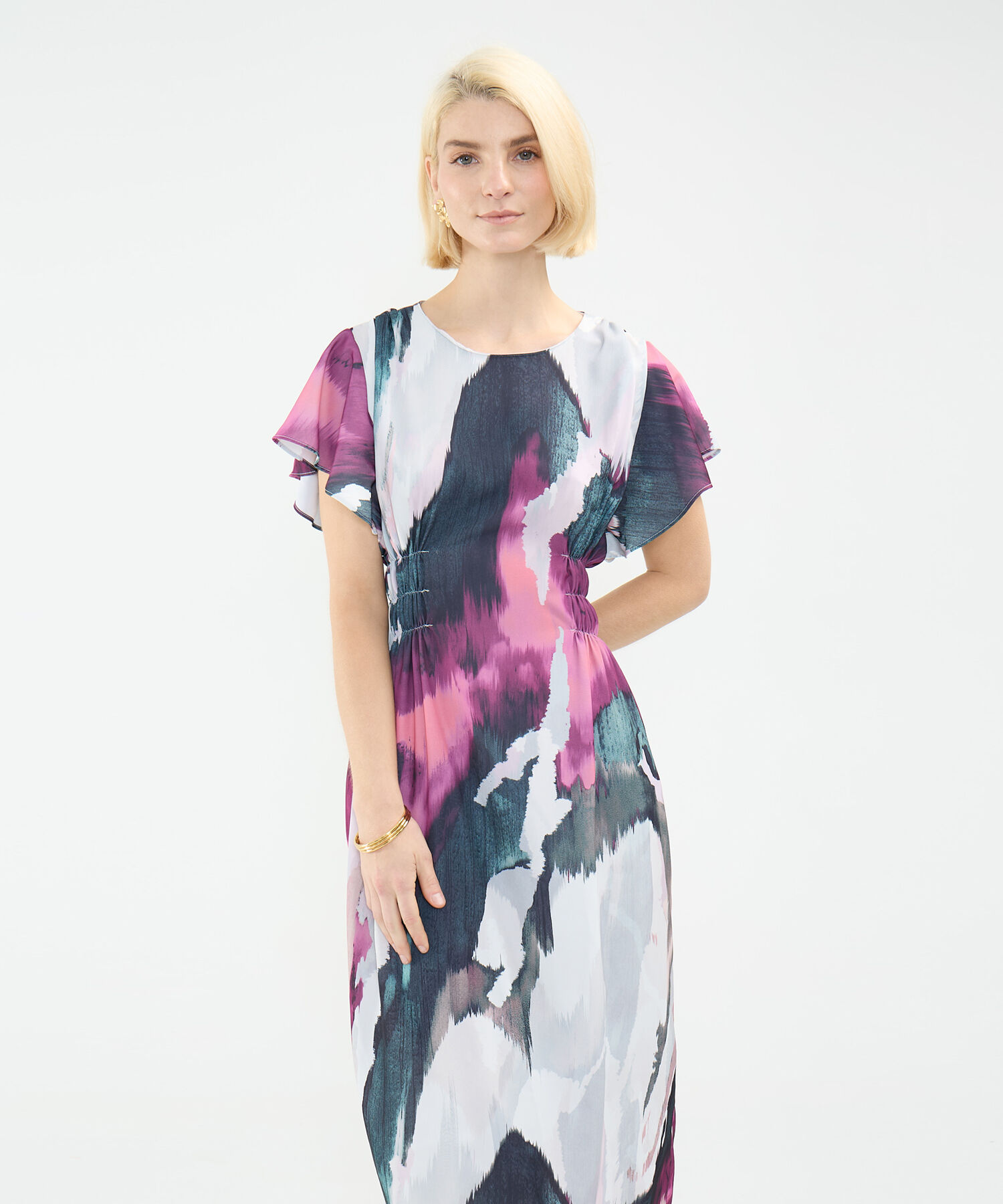 Vestido Midi Estampado