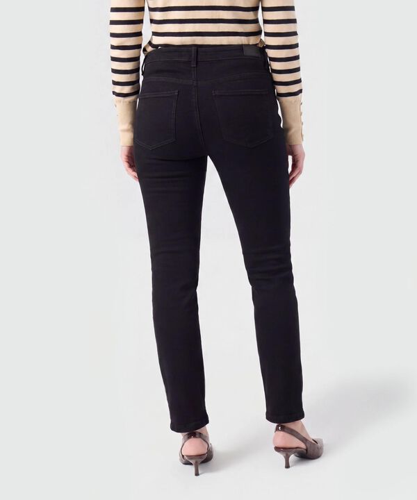 Jean Skinny De Tiro Alto Para Mujer