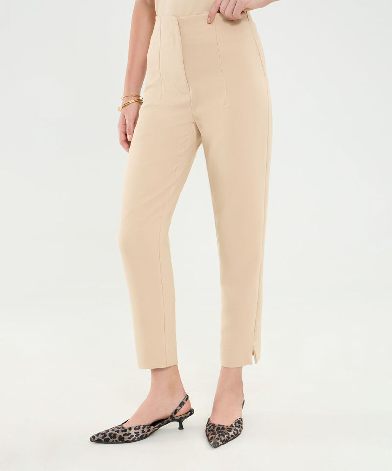 Pantalon Tiro Alto Para Mujer