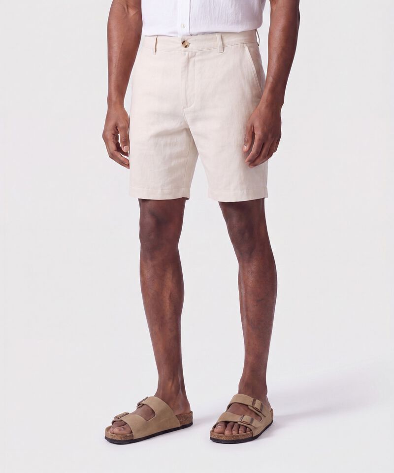 Bermuda Casual Unicolor Para Hombre