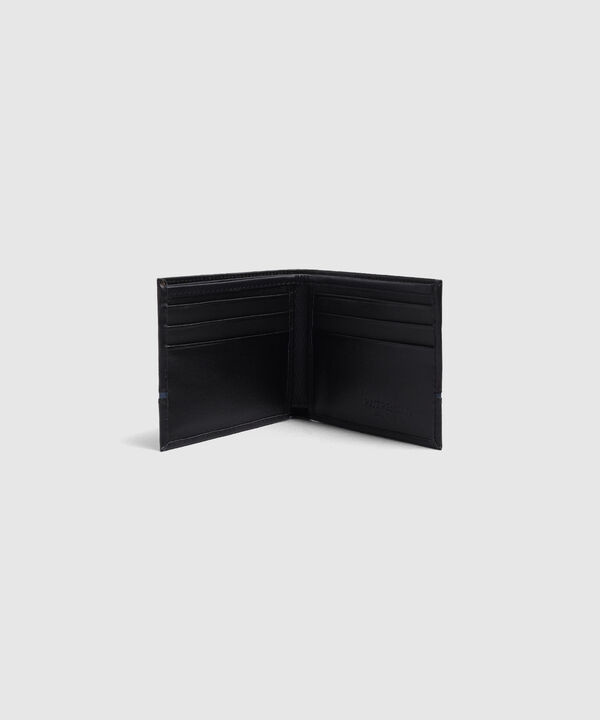 Billetera Bifold Con Franja Horizontal