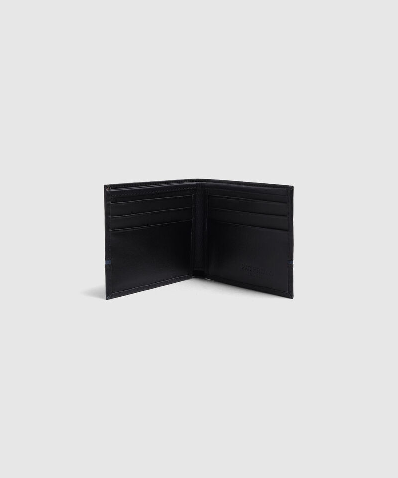 Billetera Bifold Con Franja Horizontal