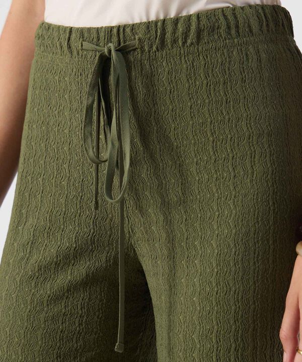 Pantal&oacute;n Tejido Amplio C&oacute;modo Para Mujer