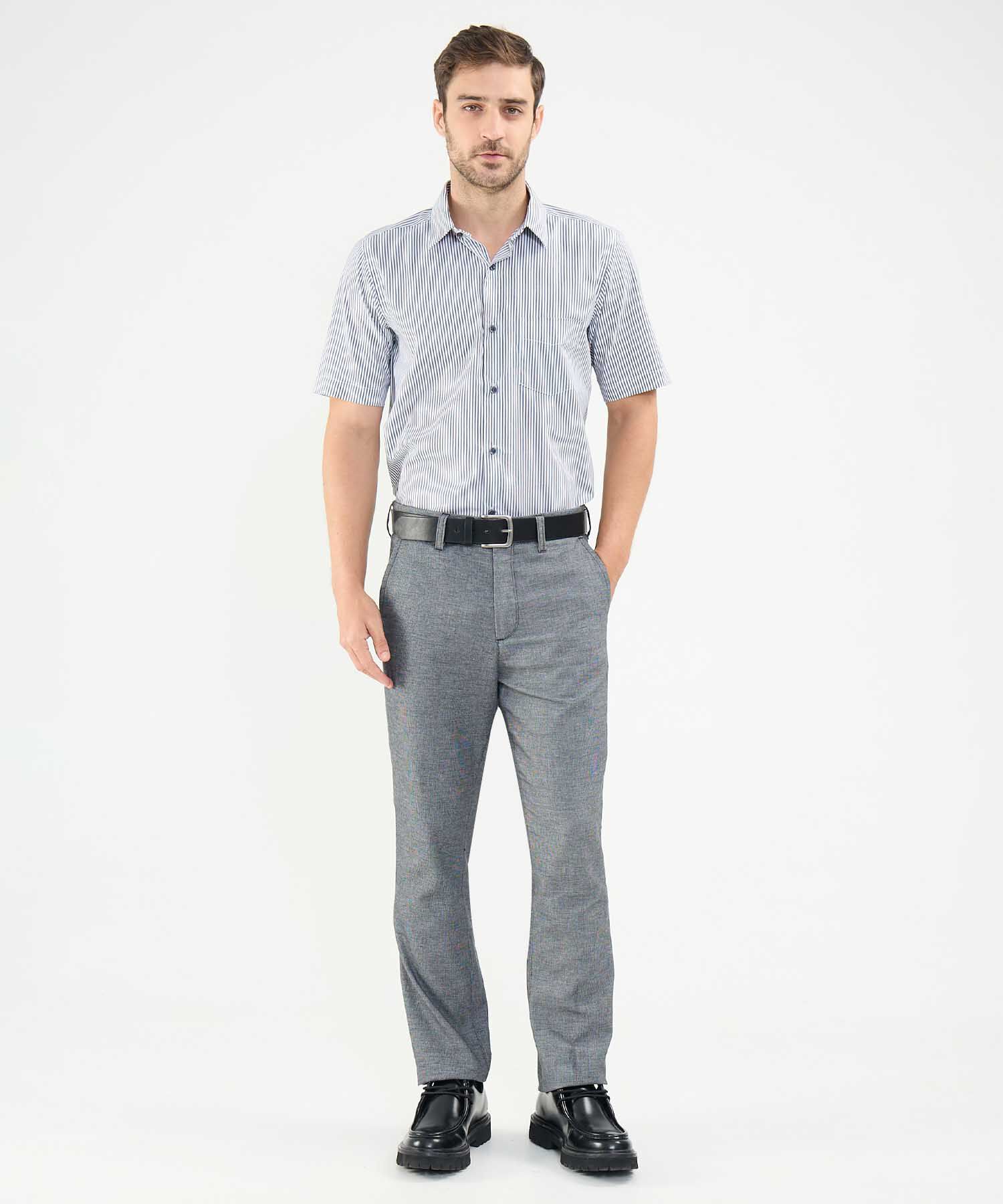 Camisa Manga Corta a Rayas