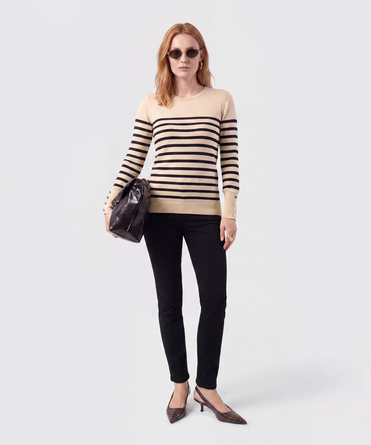 Jean Skinny De Tiro Alto Para Mujer