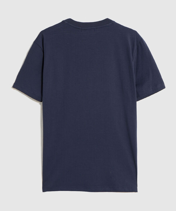 Camiseta B&aacute;sica Cuello Redondo Para Hombre