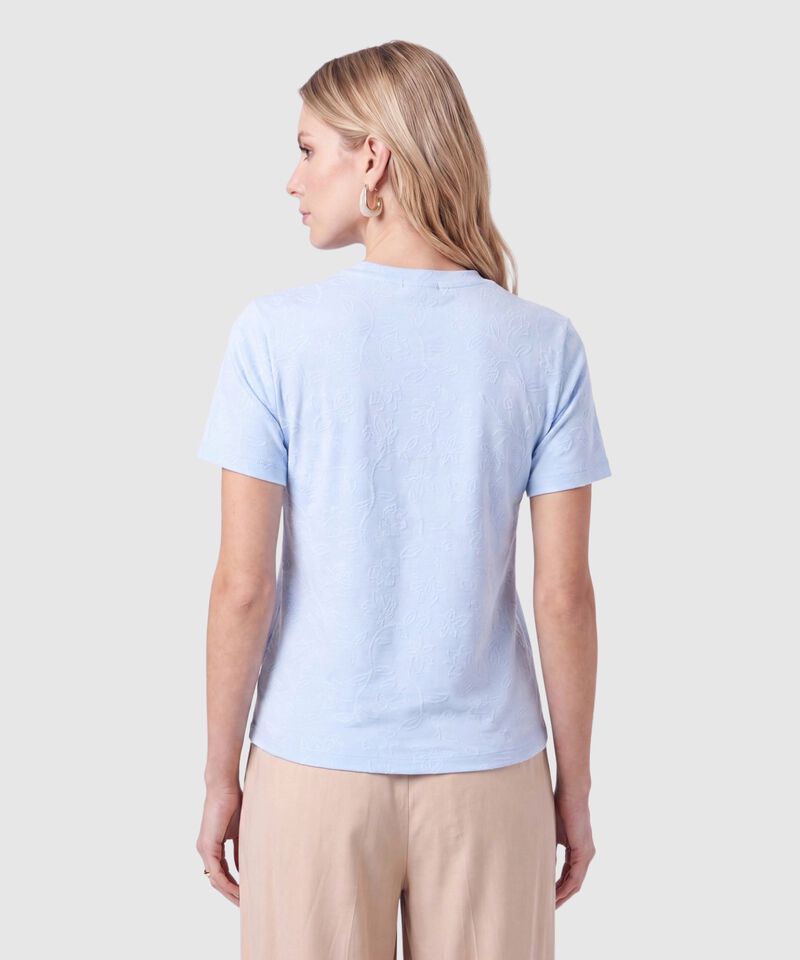Camiseta Con Textura Para Mujer