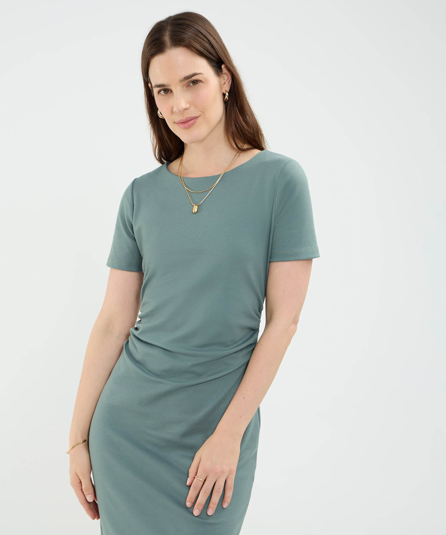 Vestido Efecto Drapeado