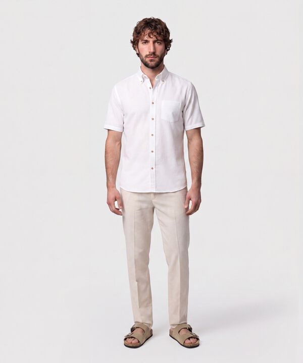 Pantal&oacute;n Jogger Unicolor Para Hombre