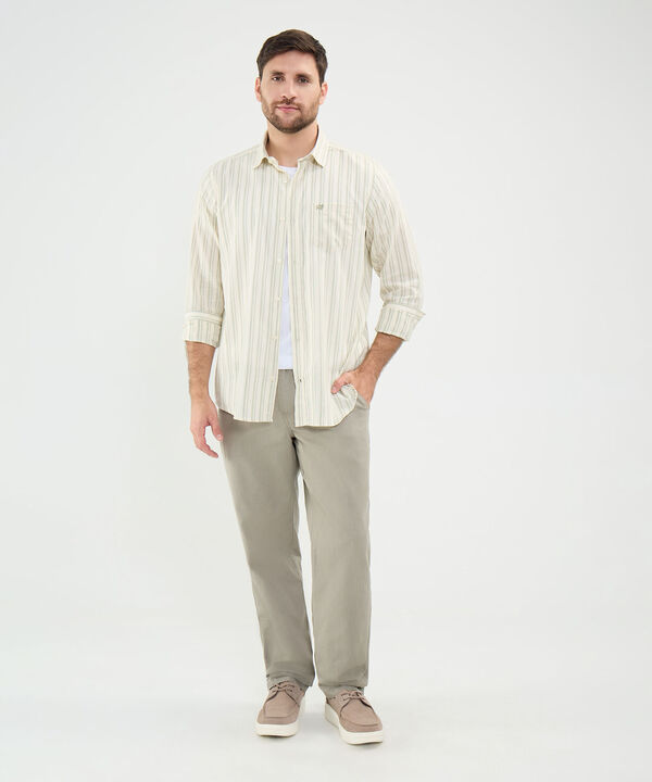 Pantal&oacute;n en Efecto Lino