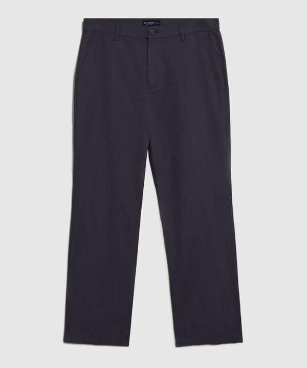 Pantal&oacute;n Chino De Corte Recto Para Hombre image number null