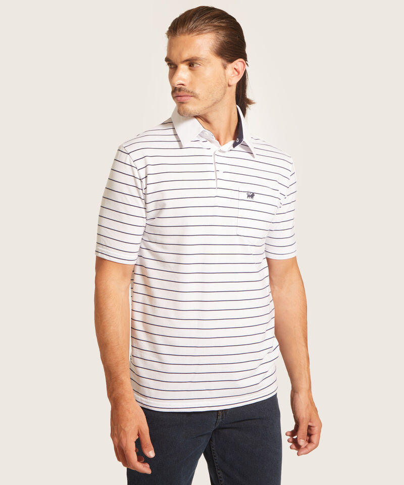 Polo Cuello Duro Bicolor