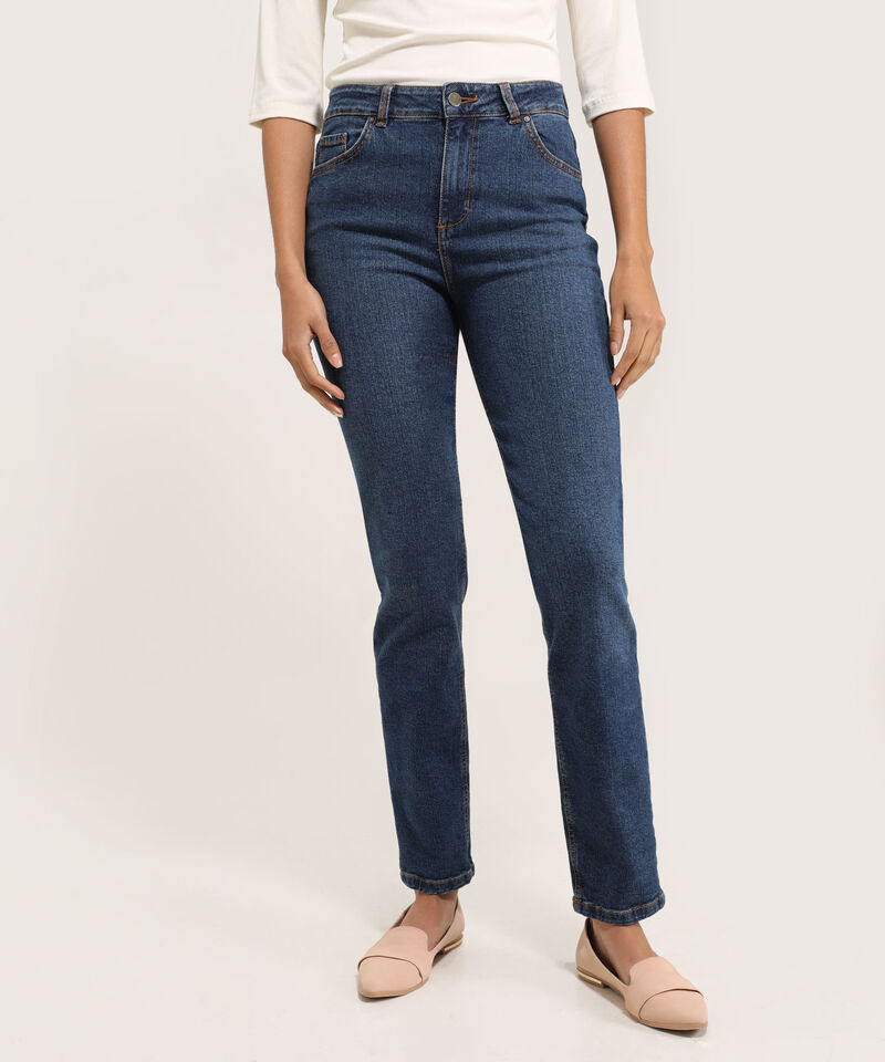 Jean Straight Recto Tiro Alto