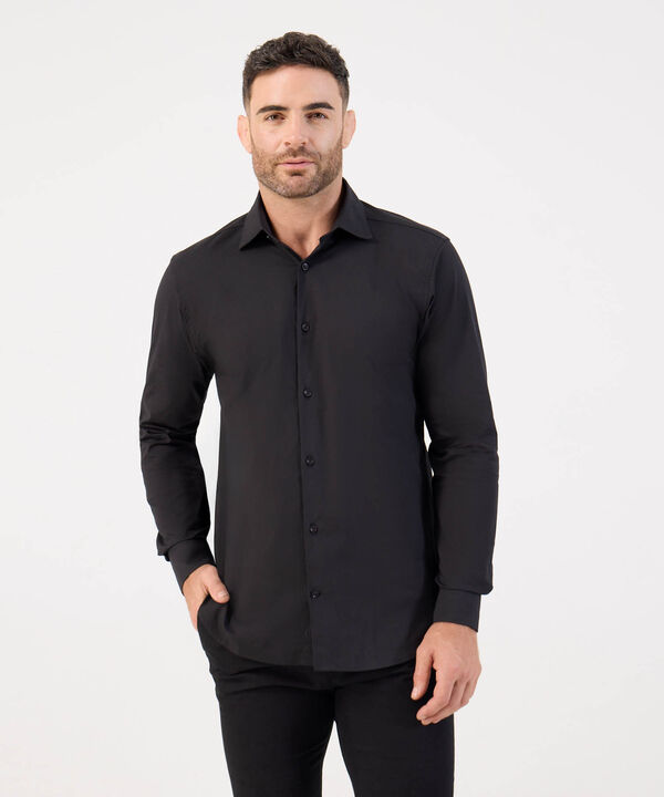 Camisa Formal De Manga Larga Para Hombre image number null