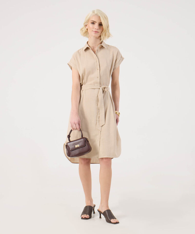 Vestido Camisero Unicolor