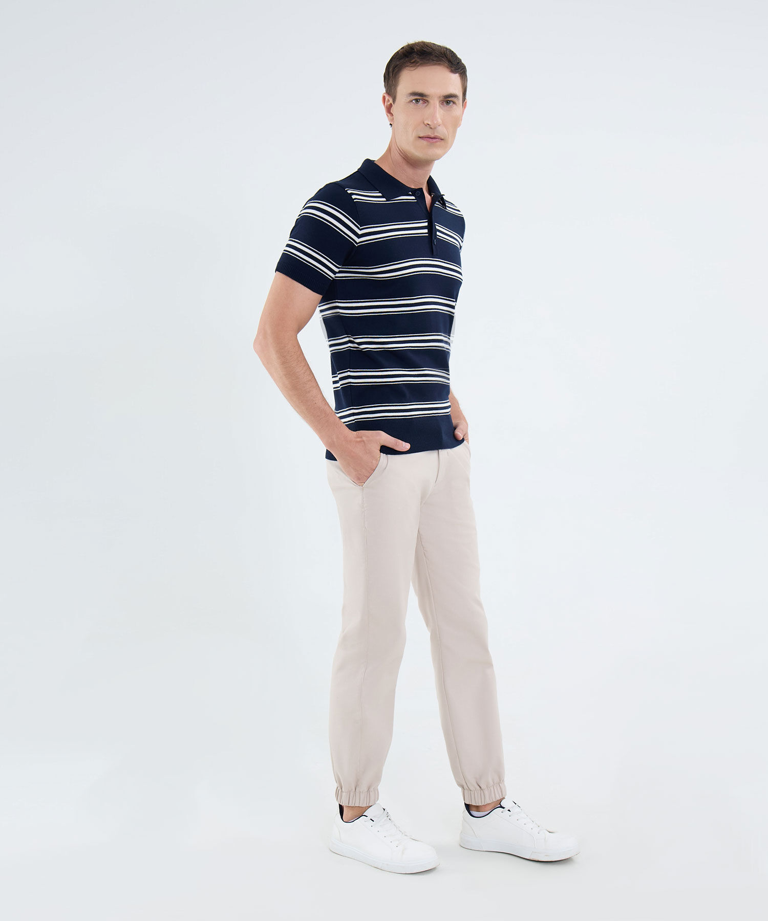 Polo Tejida Prete&ntilde;ida Para Hombre