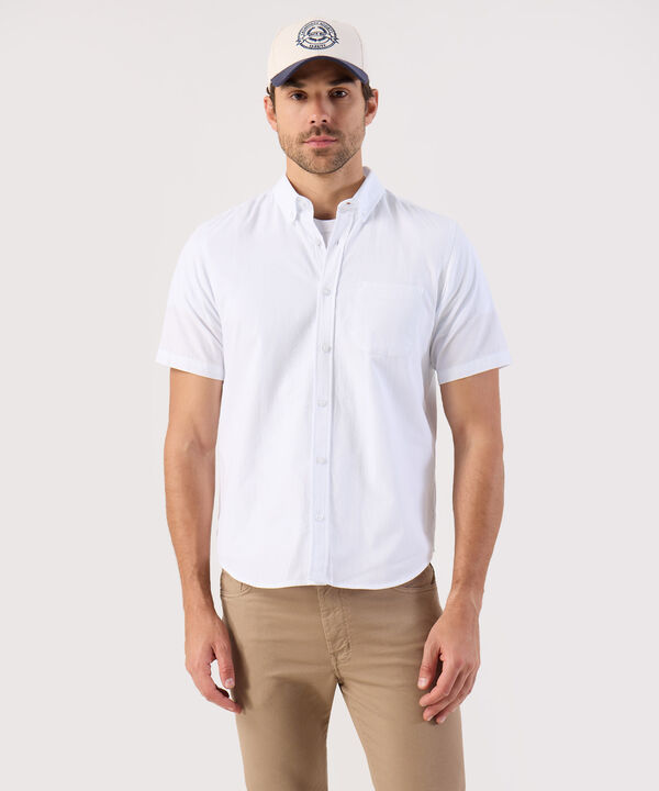 Camisa Unicolor Con Bolsillo Para Hombre image number null
