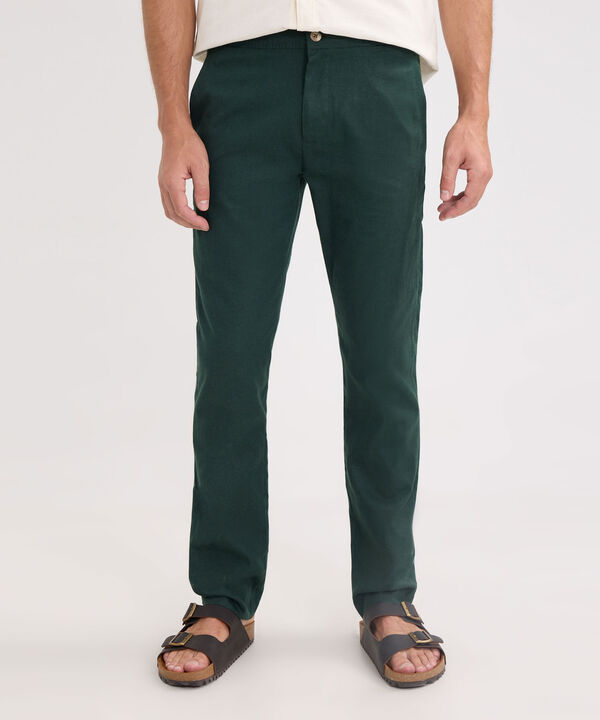 Pantal&oacute;n Chino Lino Con  Elastico