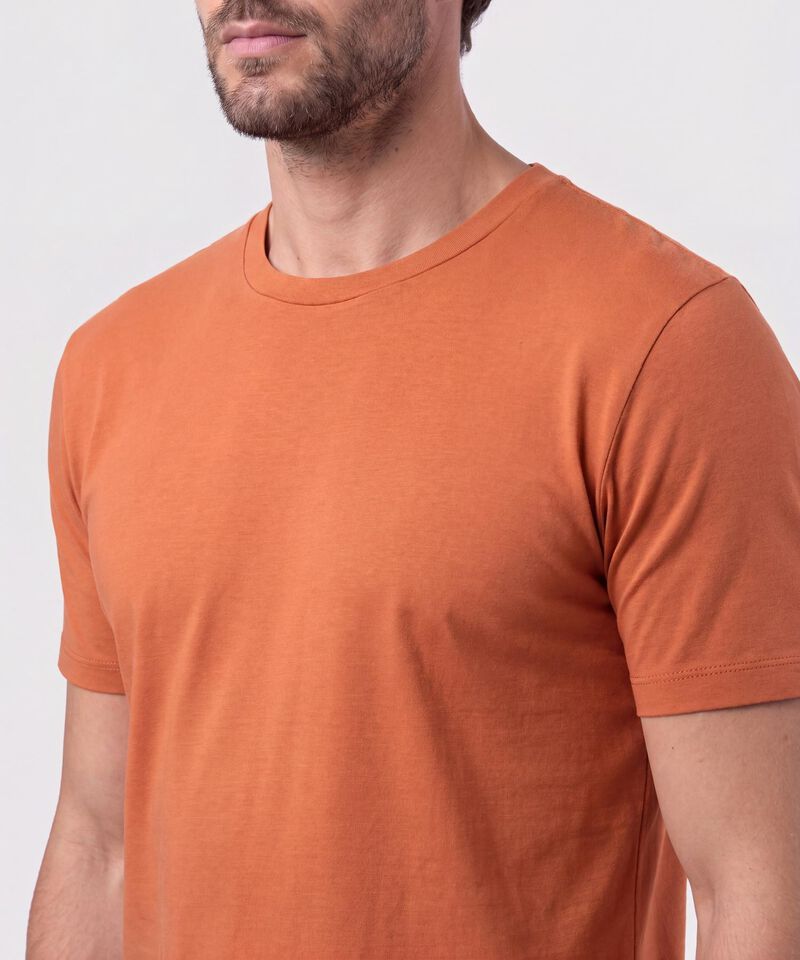 Camiseta B&aacute;sica Cuello Redondo Hombre