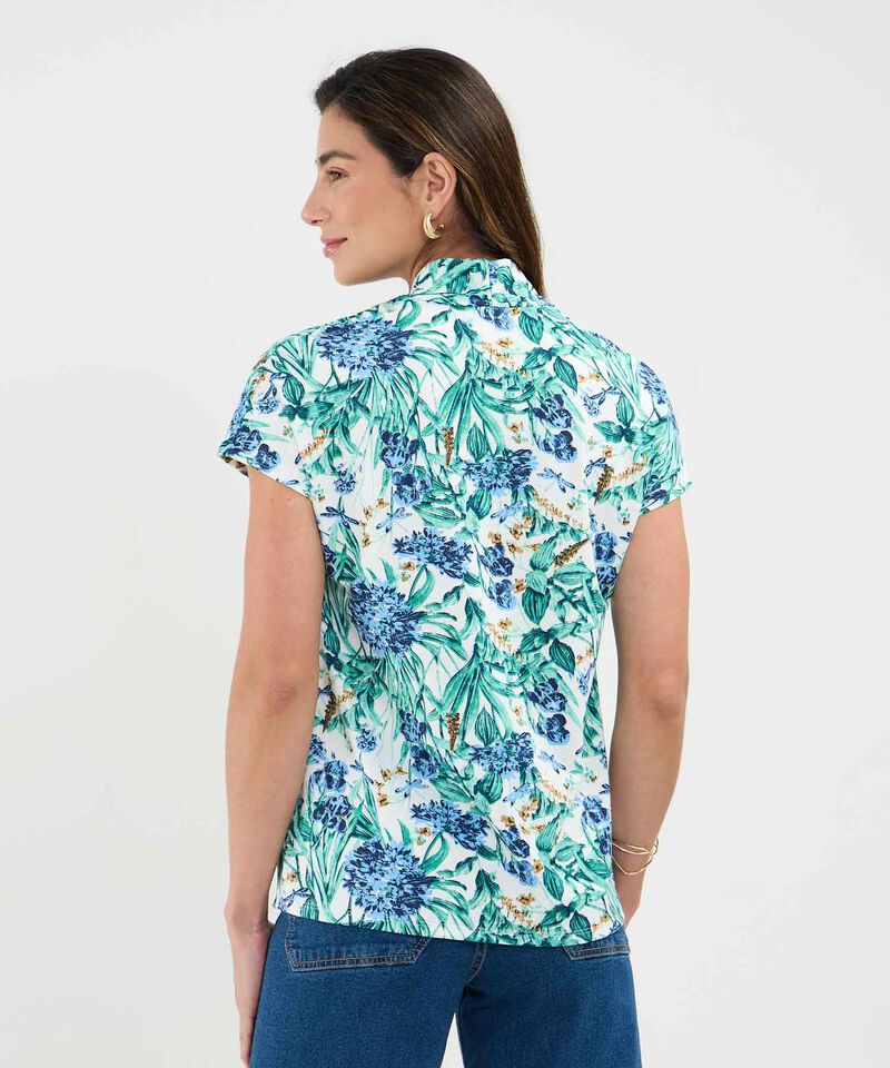 Camiseta Estampada Cuello en V