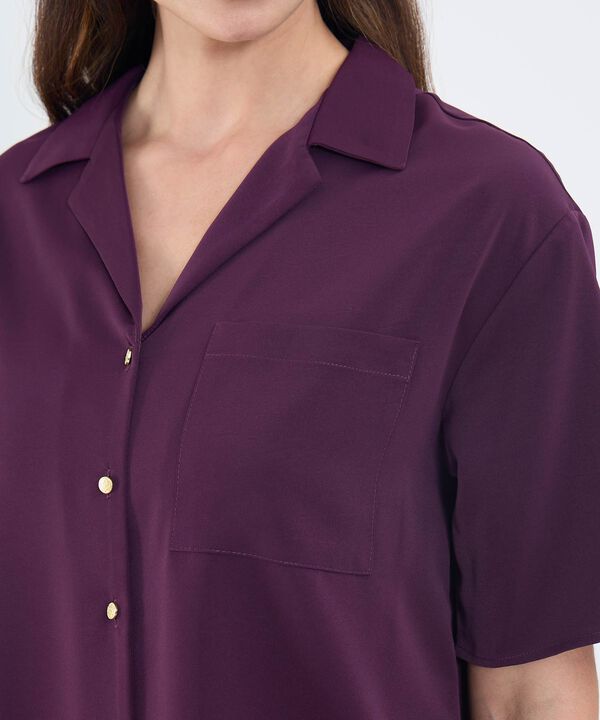 Camisa Manga Corta Unicolor