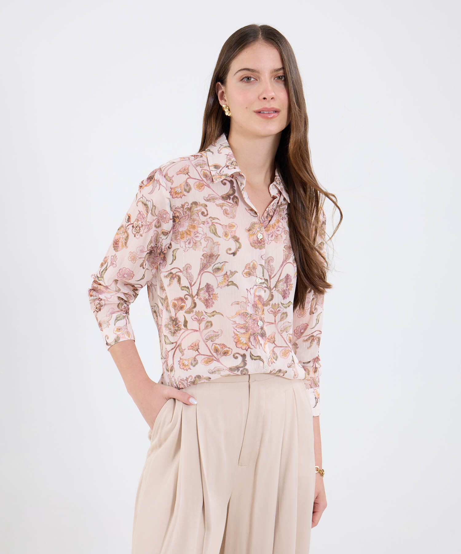 Camisa Estampado Floral