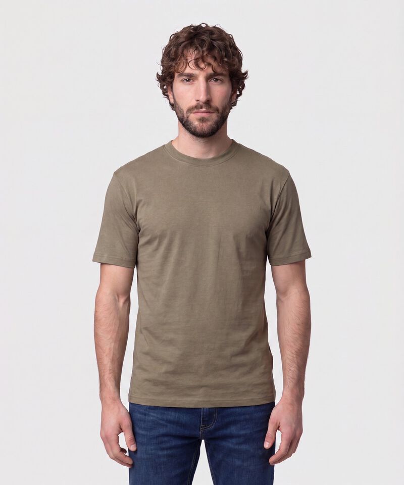 Camiseta Premium Cuello Grueso Para Hombre
